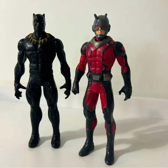 Marvel Figures 6” Figurines. Set of 2. Ant Man & Black Panther - Picture 3 of 6